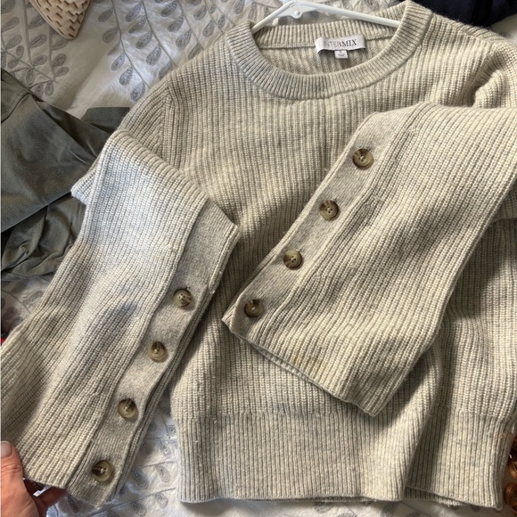 INTERMIX Ribbed Knit Sweater - Picture 8 of 8